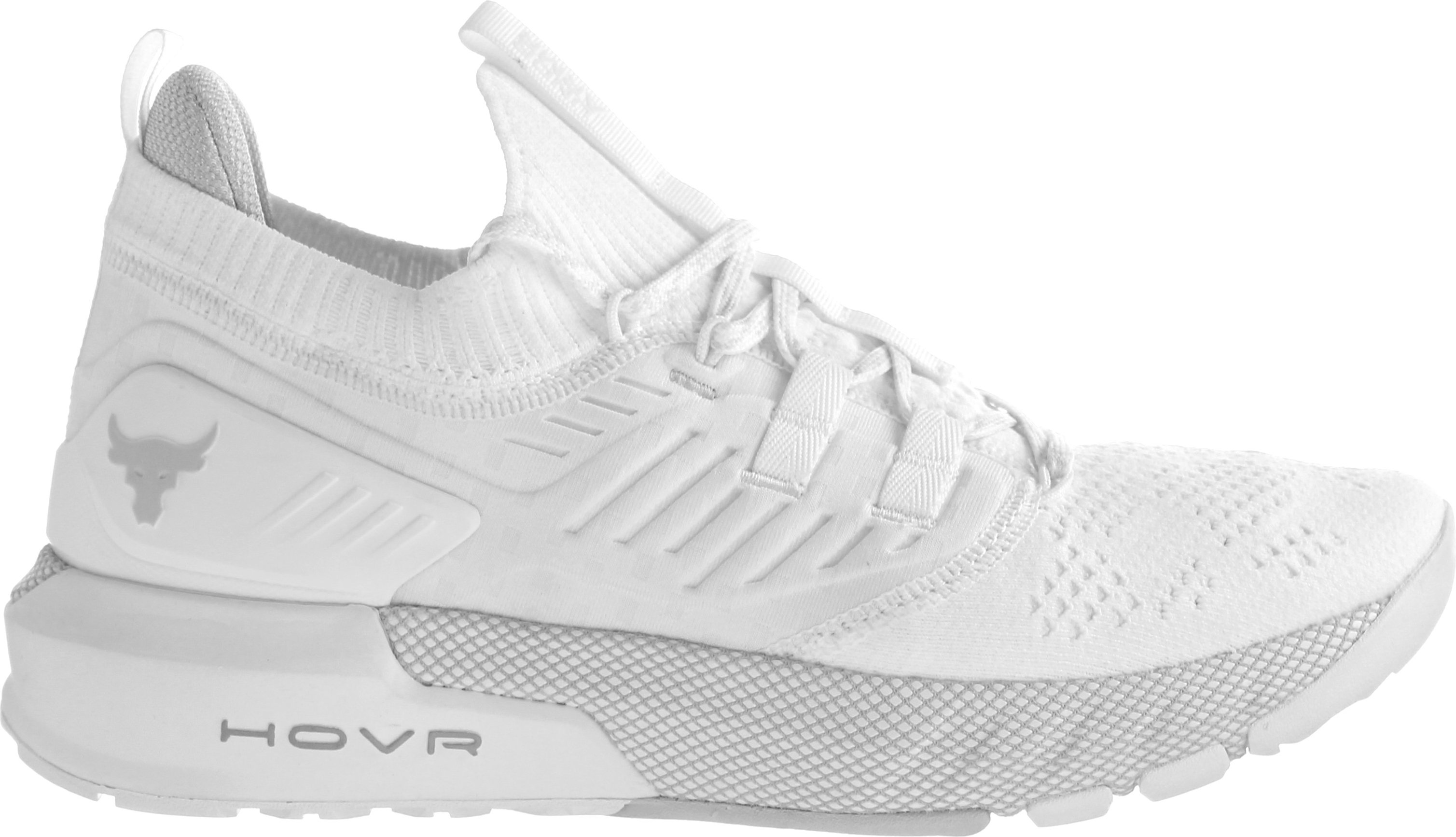 Thumbnail - Under Armour Project Rock 3 White Herren Running Trainer