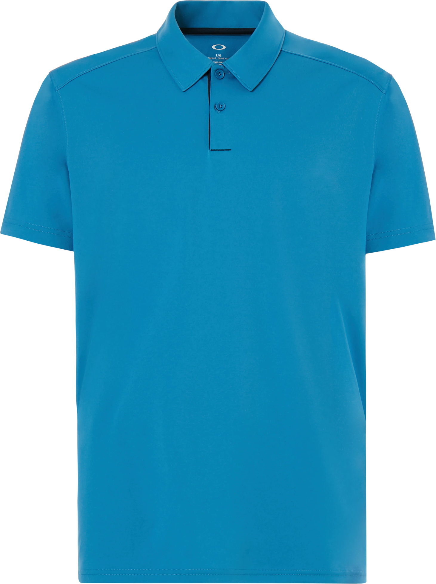 Oakley Divisional Button Up Blue Mens Golf Polo Shirt 433690 6cs