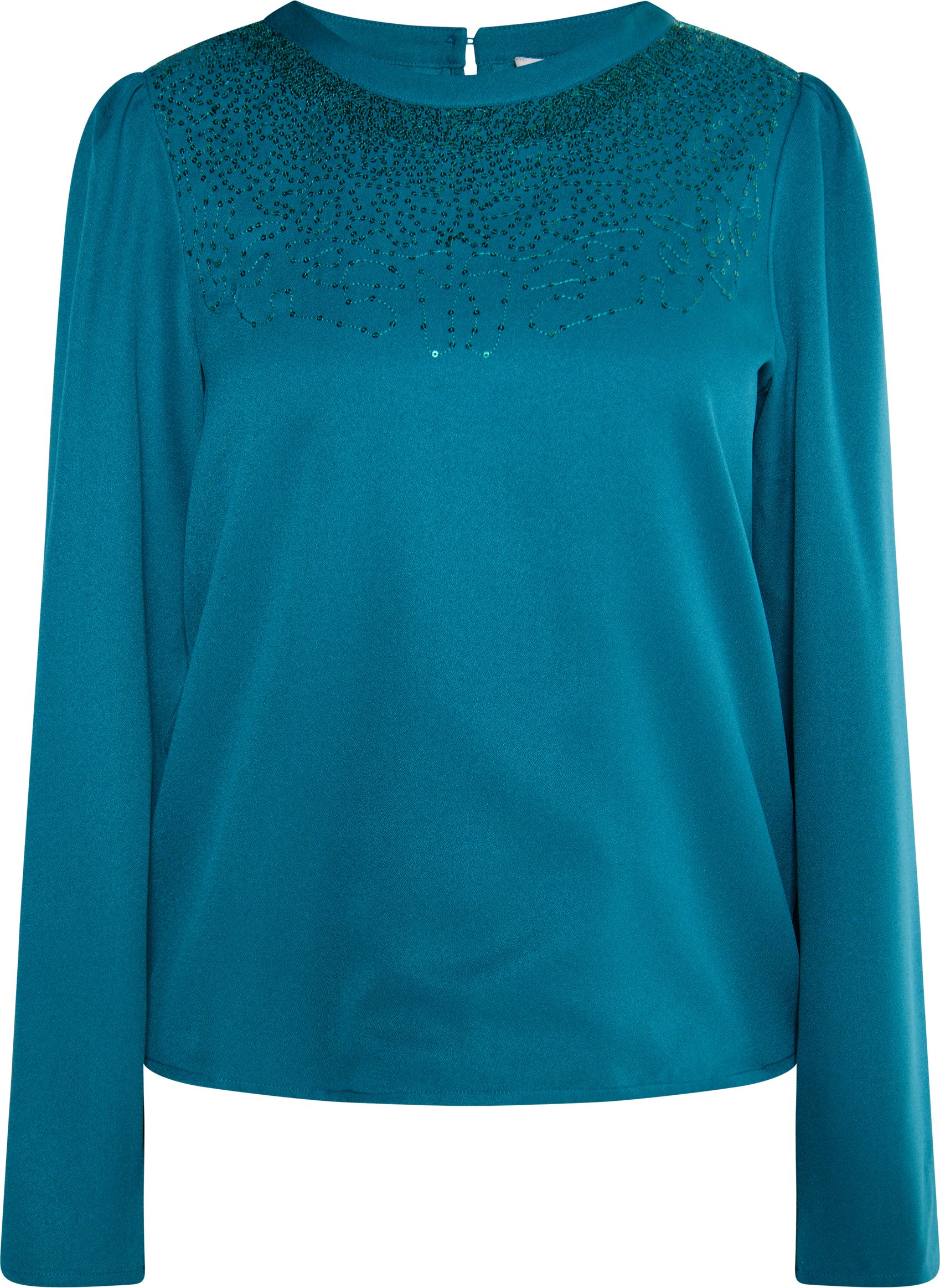 usha Bluse Damen blau/grün