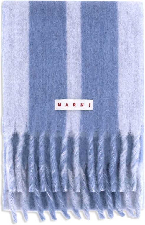 Gestreifter Fransen-Schal