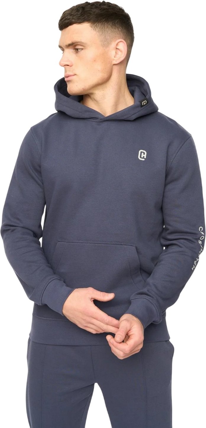 Crosshatch - "Crufton" Kapuzenpullover für Herren (Marine)