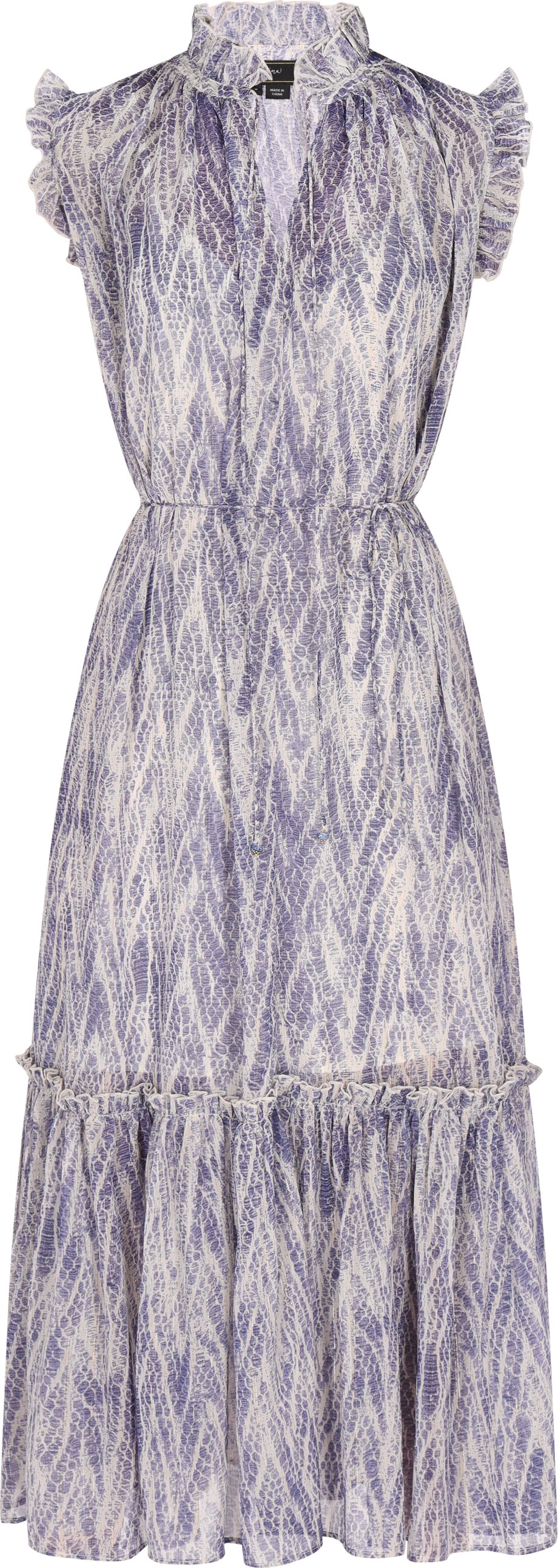 Faina Kleid Damen Blau Mehrfarbig