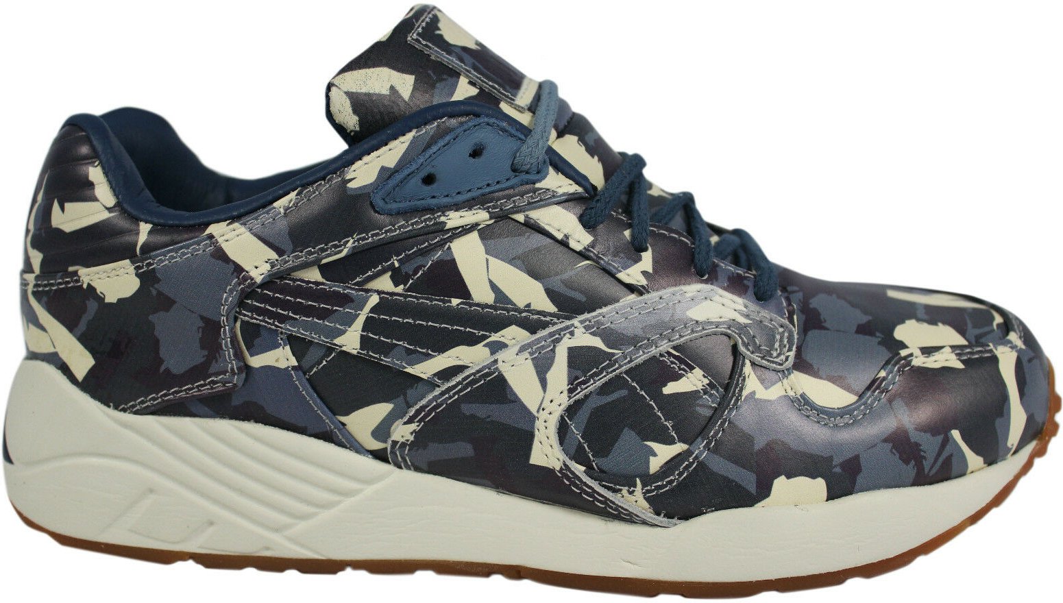 Thumbnail - PUMA XS 850 X BWGH CAMO Blue Leder Schnüre -up Herren -Trainer 357384 01 x25a