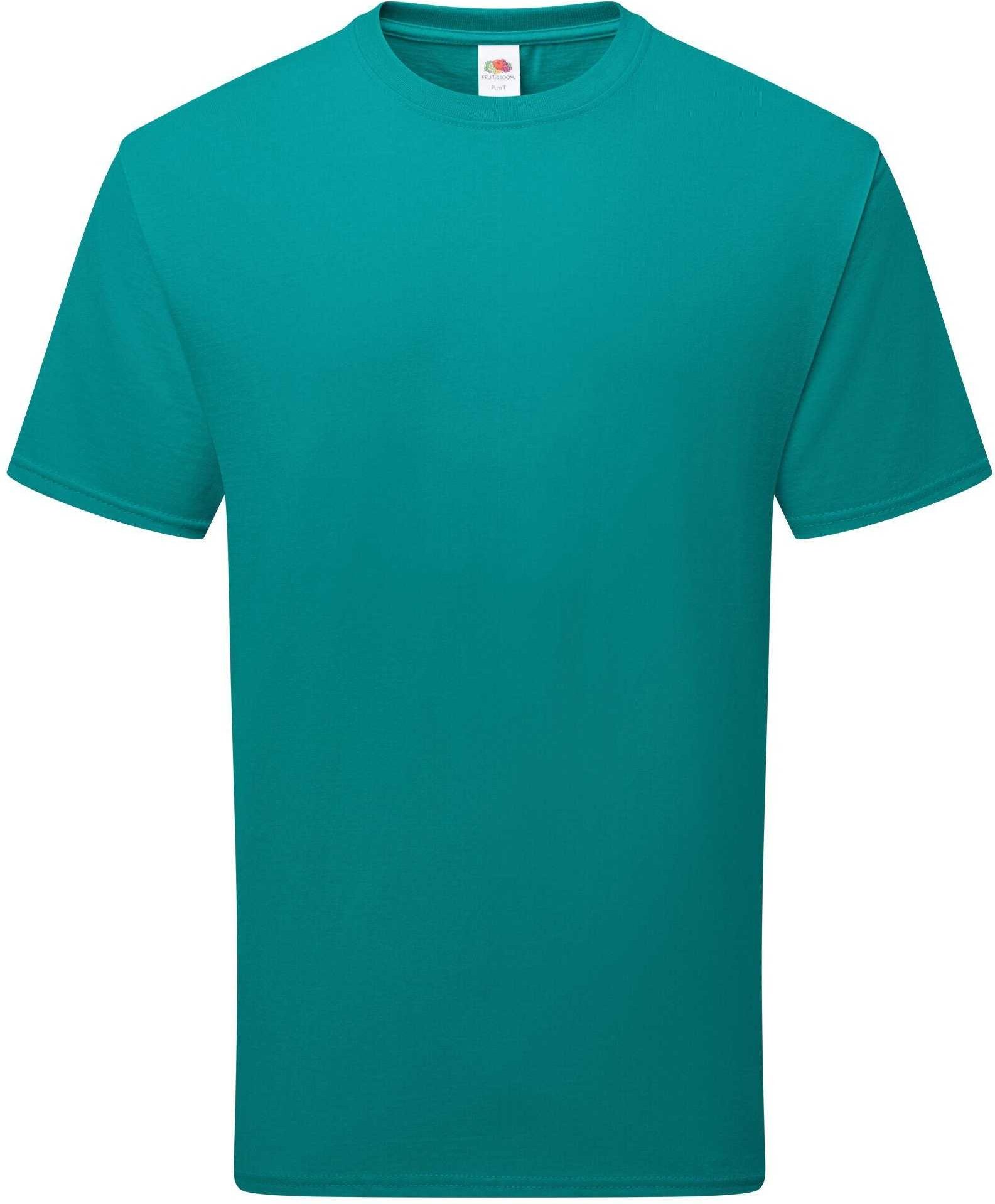 Fruit of the Loom - "Pure" T-Shirt für Herren/Damen Unisex, Baumwolle (Meeresblau Grün)