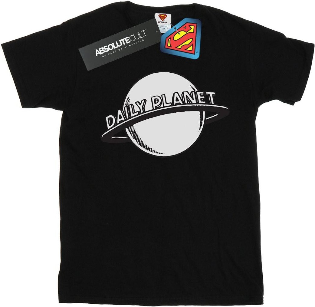 DC Comics - "Daily Planet" T-Shirt für Herren (Schwarz)