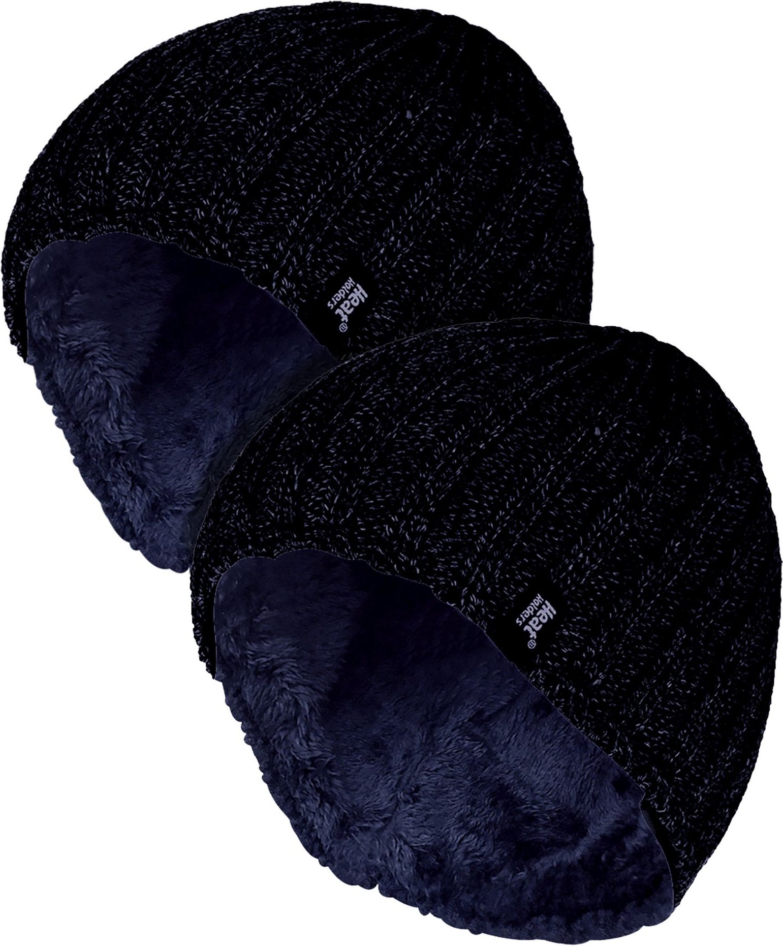 Herren Chunky Soft Winter Rippenmütze - 2er Pack