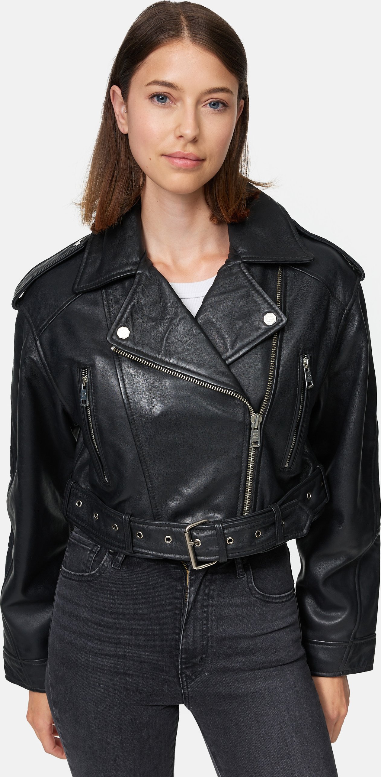 Thumbnail - True Prodigy Lederjacke Rosa