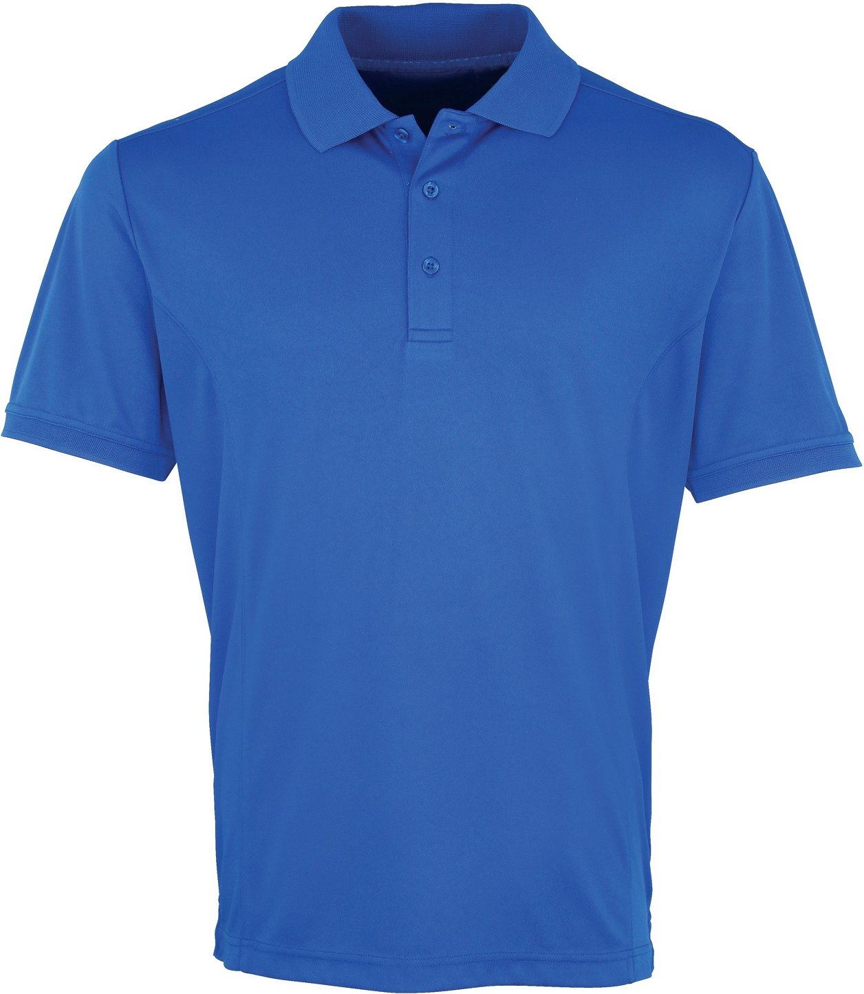Premier Mens Coolchecker Pique Kurzarm-Polo T-Shirt (Royal)
