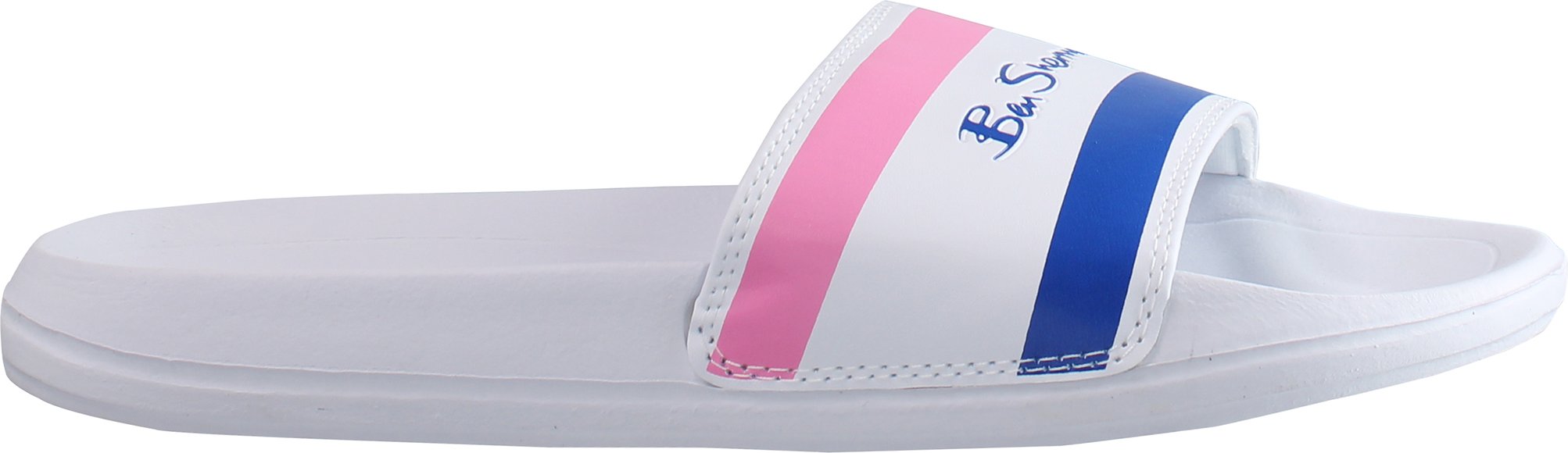 Ben Sherman Sidney Mens White Sliders