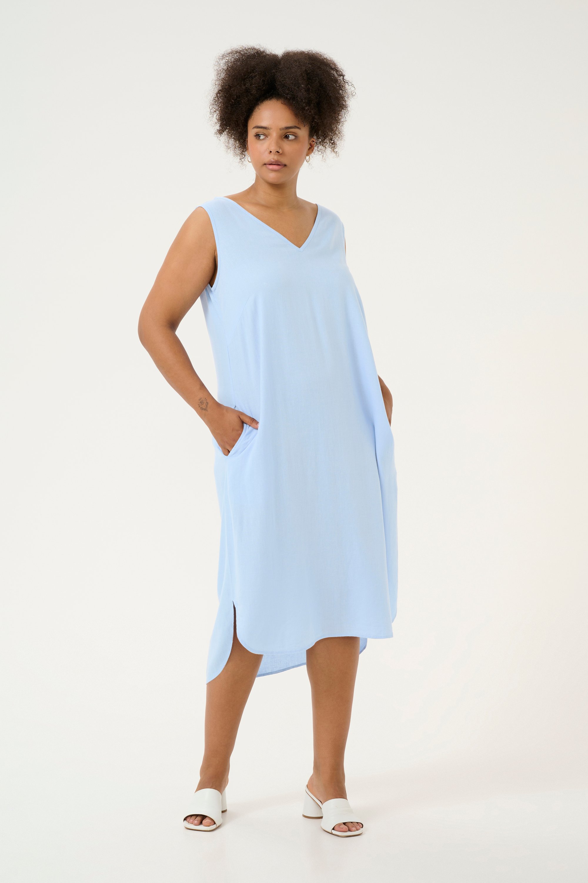 Kleid A-shape blue