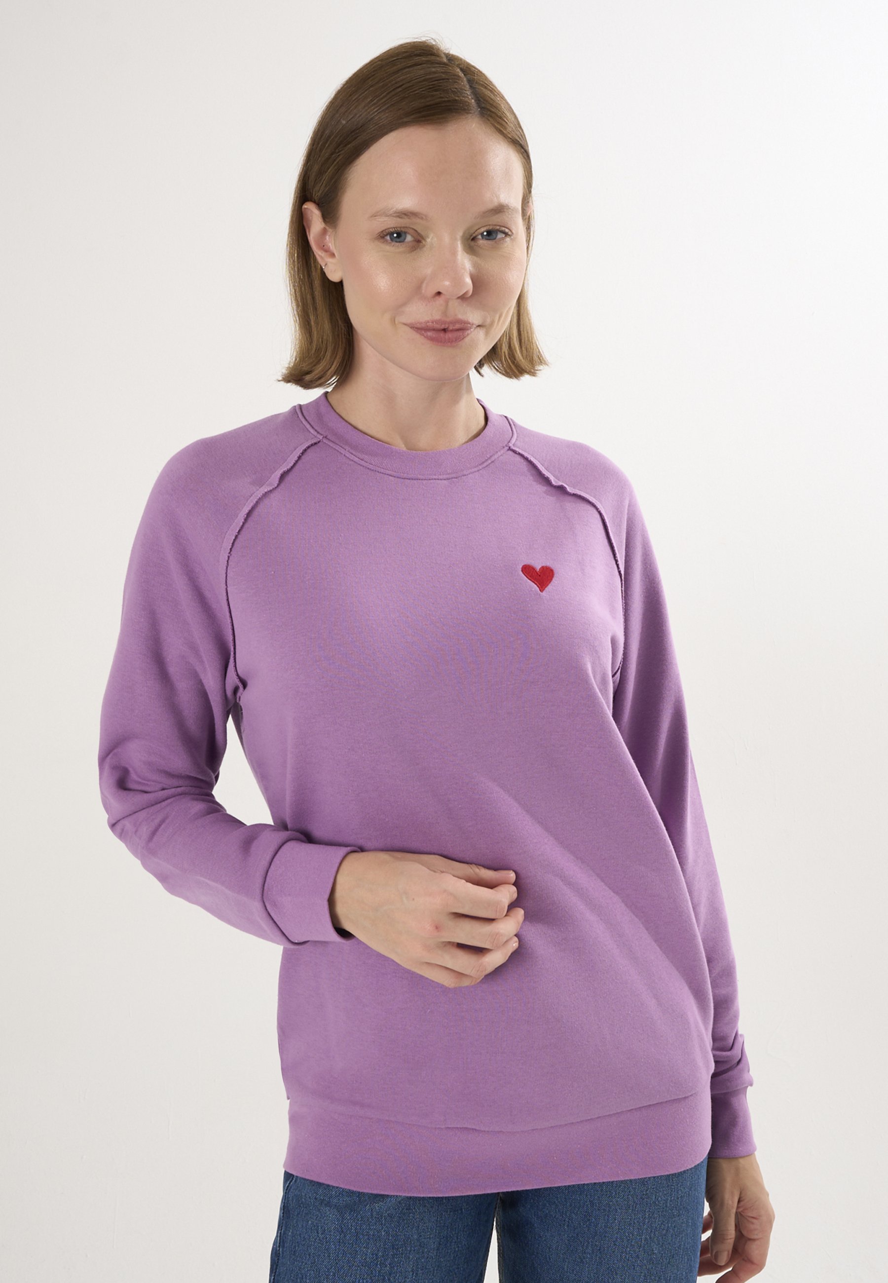 Sweatshirt Basic Rundhals Sweatshirt