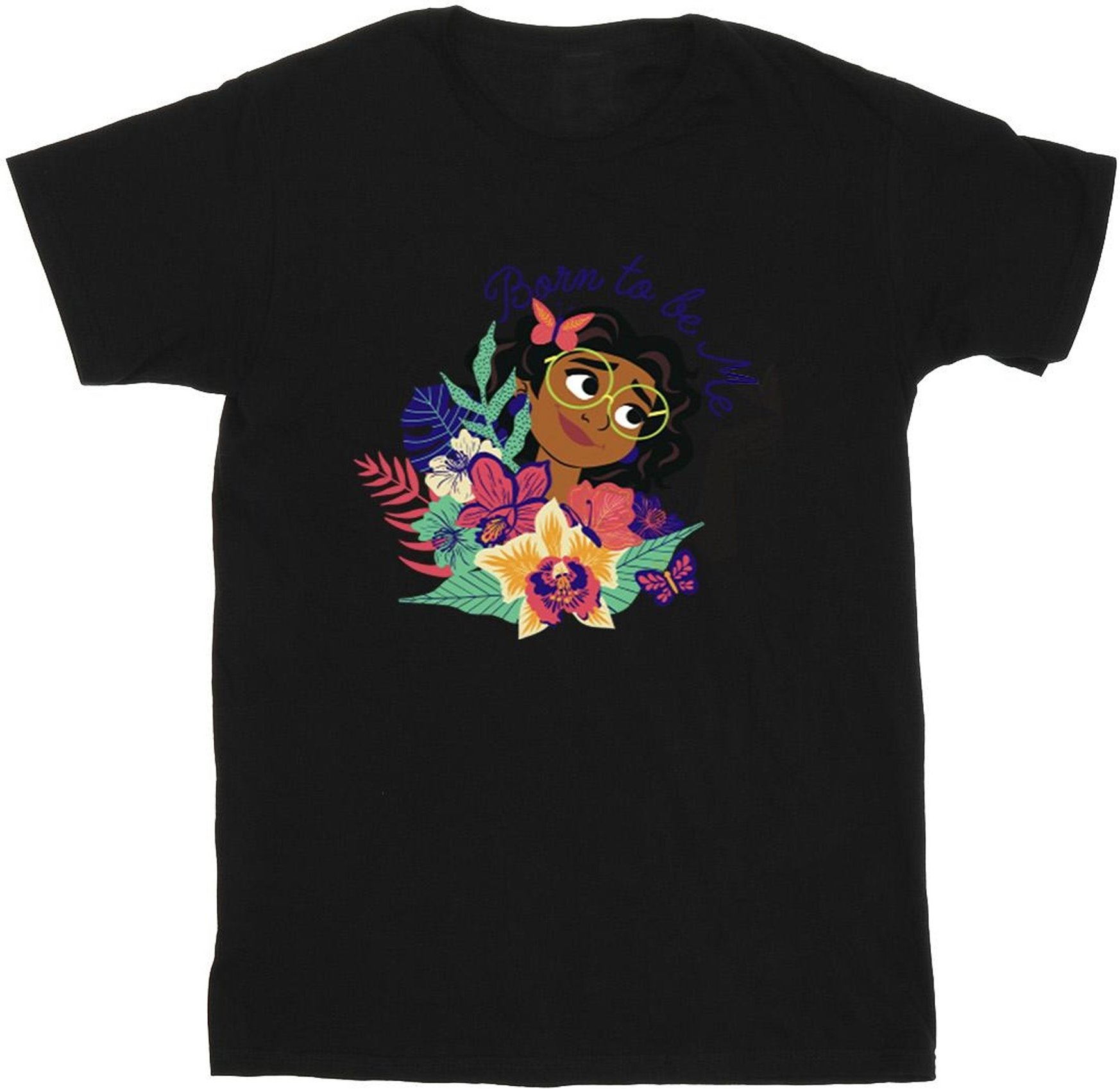Disney - "Encanto Born To Be Me" T-Shirt für Mädchen (Schwarz)