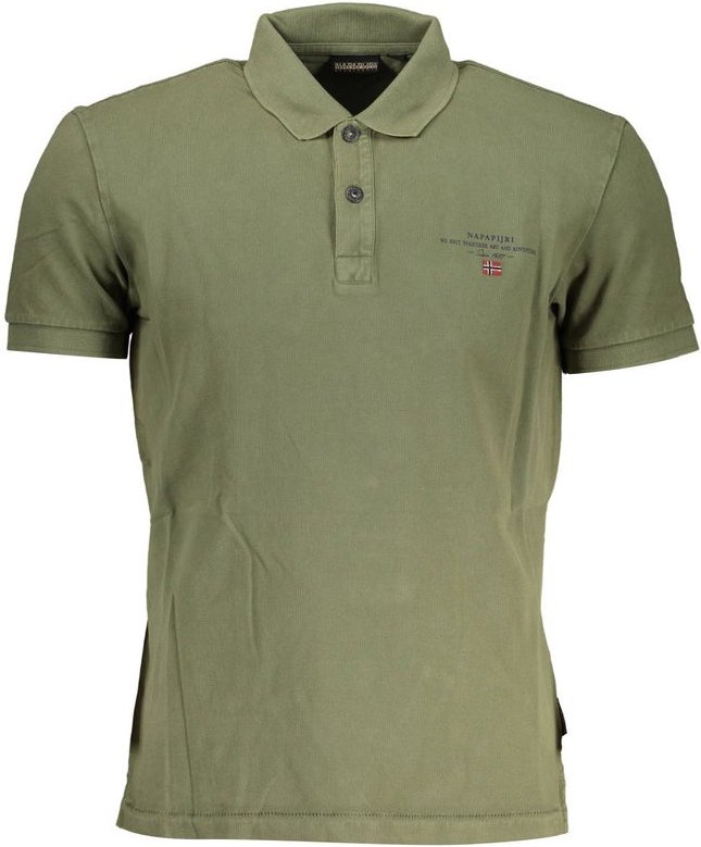 Napapijri Verde Baumwoll-Herrenpoloshirt
