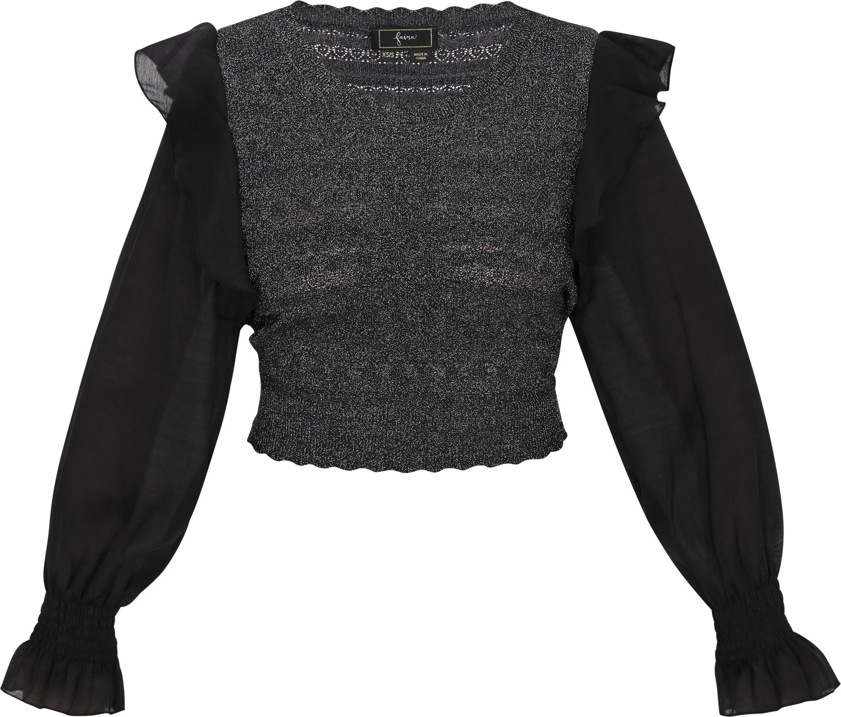 Faina Pullover Frauen Schwarz