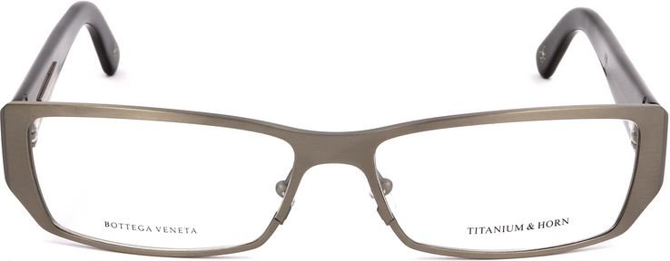 Bottega Veneta Silberne Titanbrille (Gestelle)