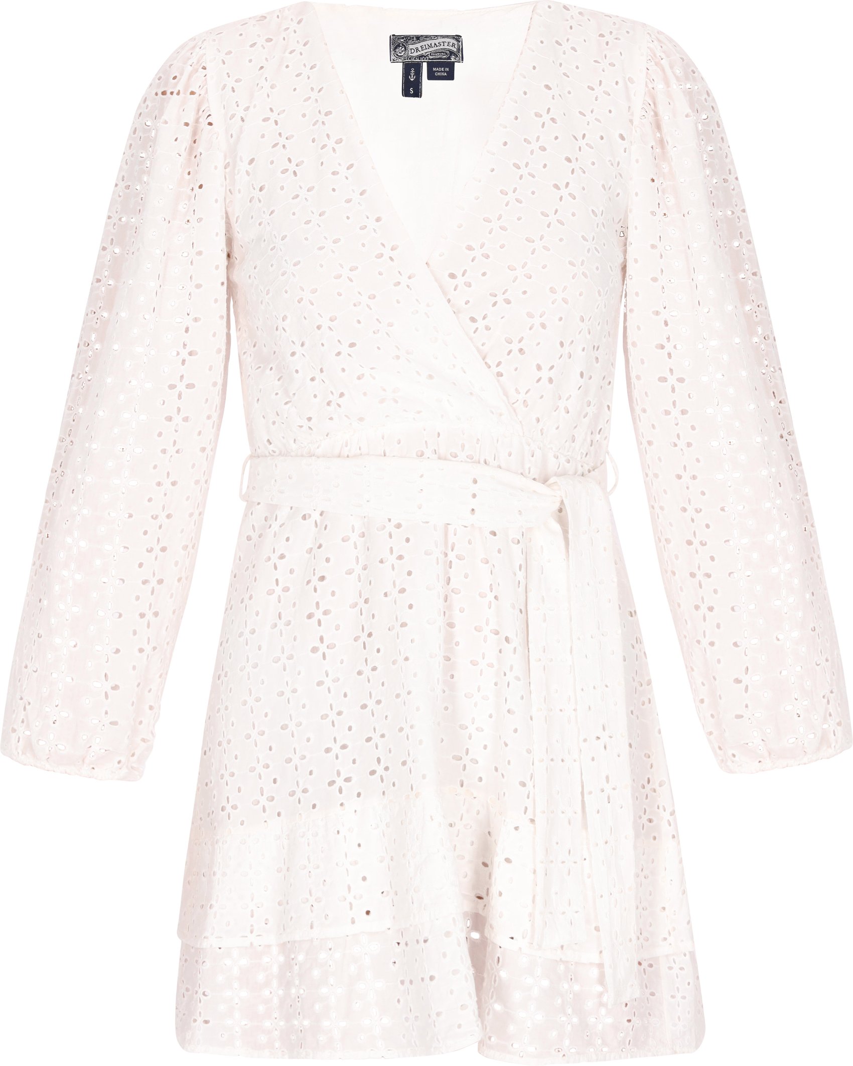 Dreimaster Kleid Damen weiss