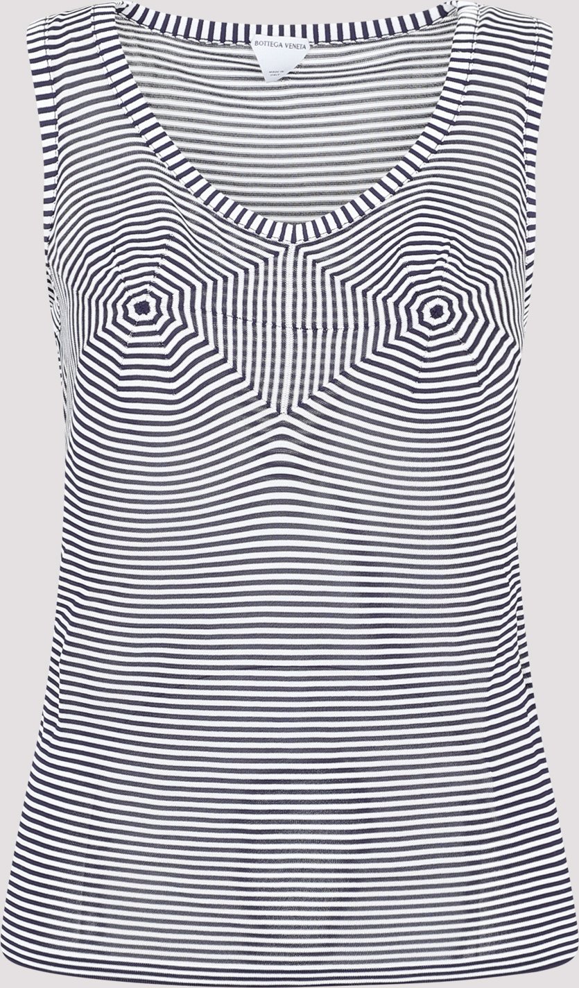 Besticktes Viskose-Trägershirt