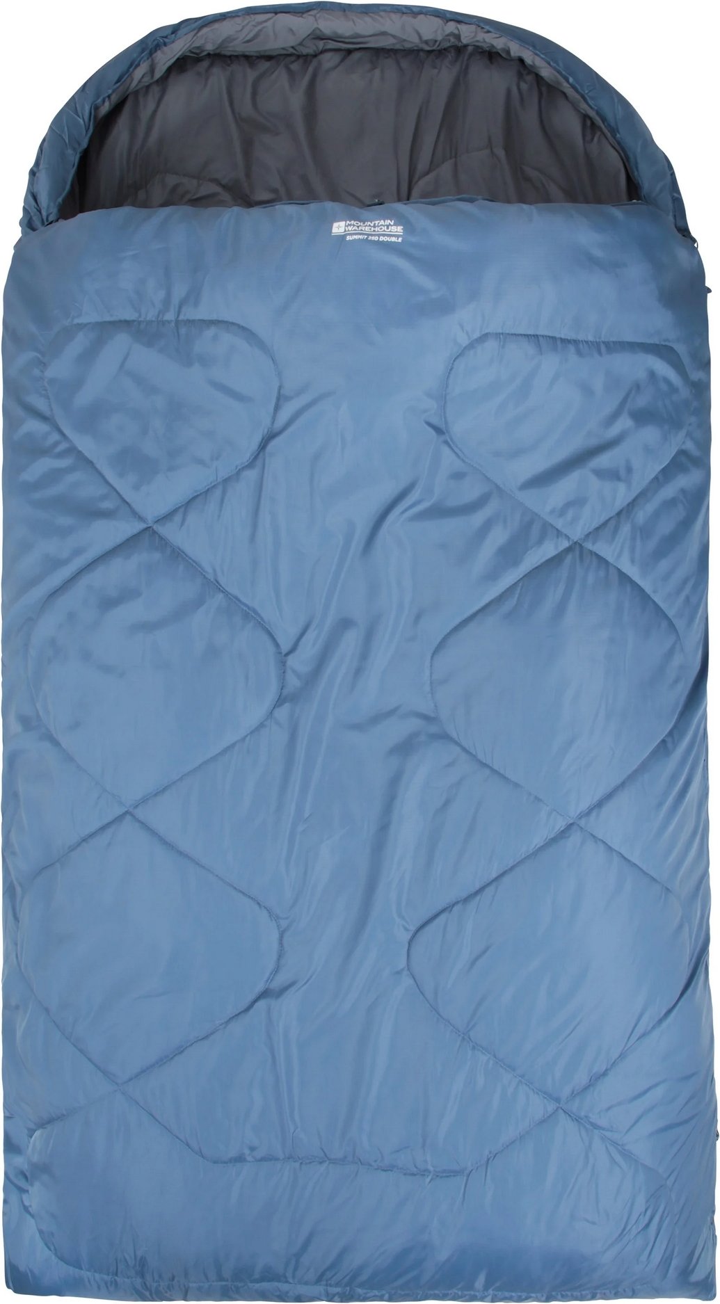 Mountain Warehouse - Schlafsack "Summit 250", Doppelbett (Dunkelgrau)