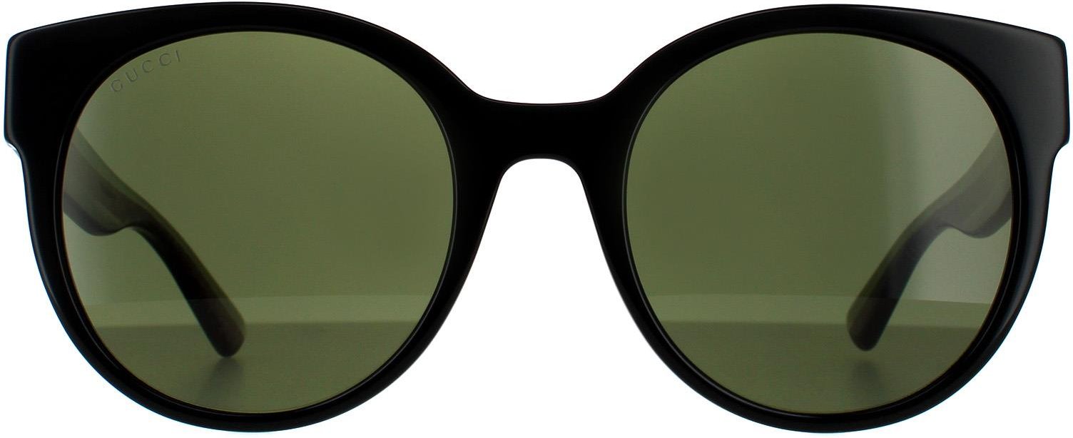 Lunettes de soleil Gucci GG0035SN 002 Black avec vert et rouge vert