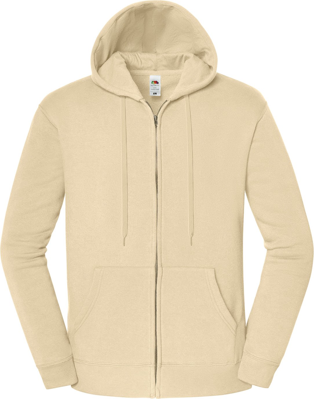 Fruit of the Loom - "Iconic Premium" Kapuzenjacke für Herren (Wüstensand)