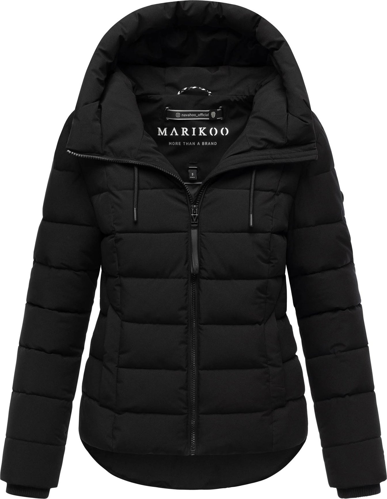Marikoo Damen Steppjacke Tayenaa mit Kapuze & warmem Fleecefutter