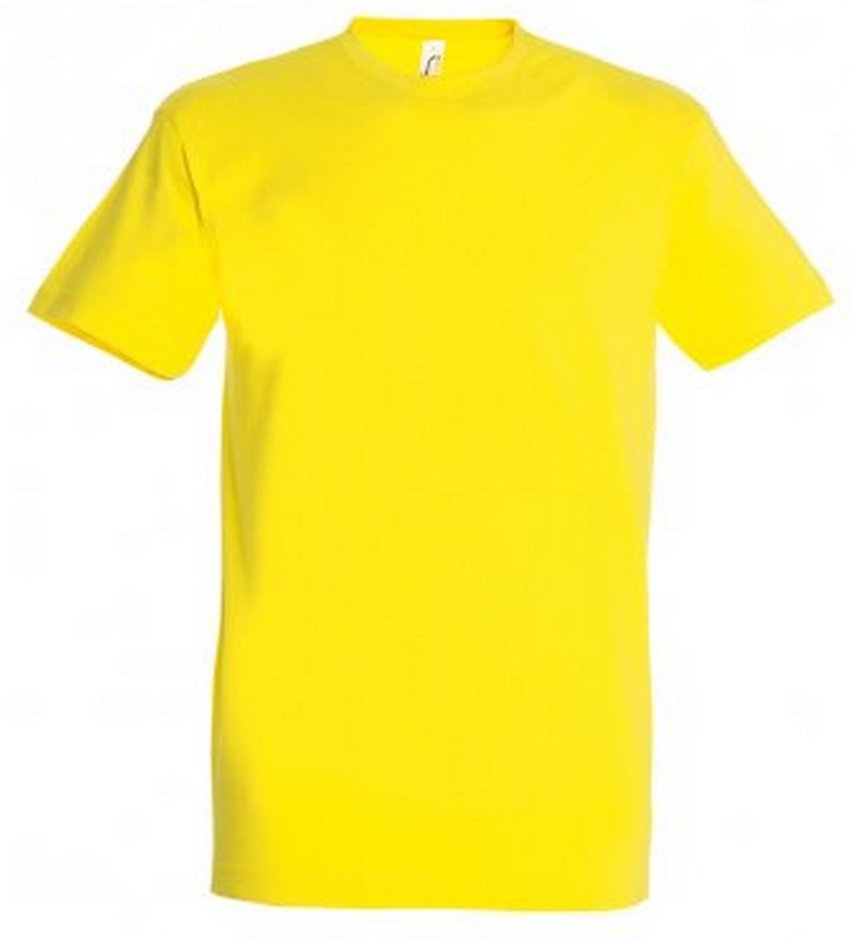 SOLS Mens Imperial Heavyweight Short Sleeve T-Shirt (Zitrone)