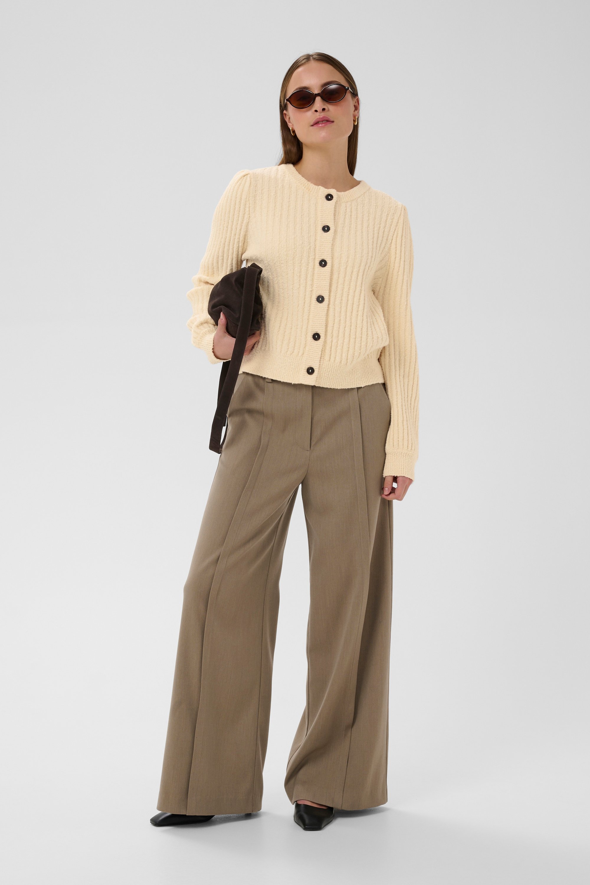 Strickjacke SLAmalie Strickjacke Gerade Passform