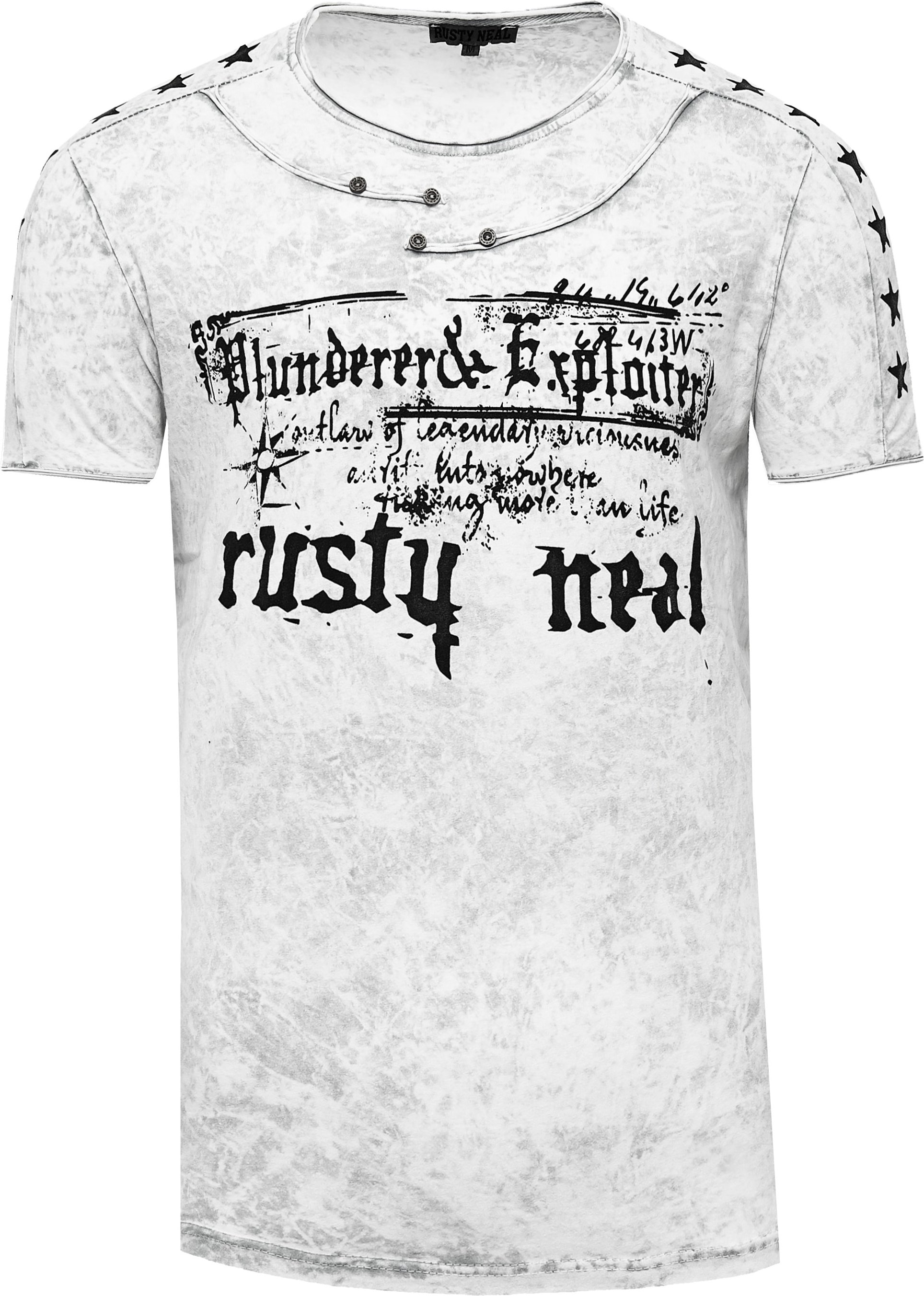 Thumbnail - T-Shirt Verwaschen mir Front Print