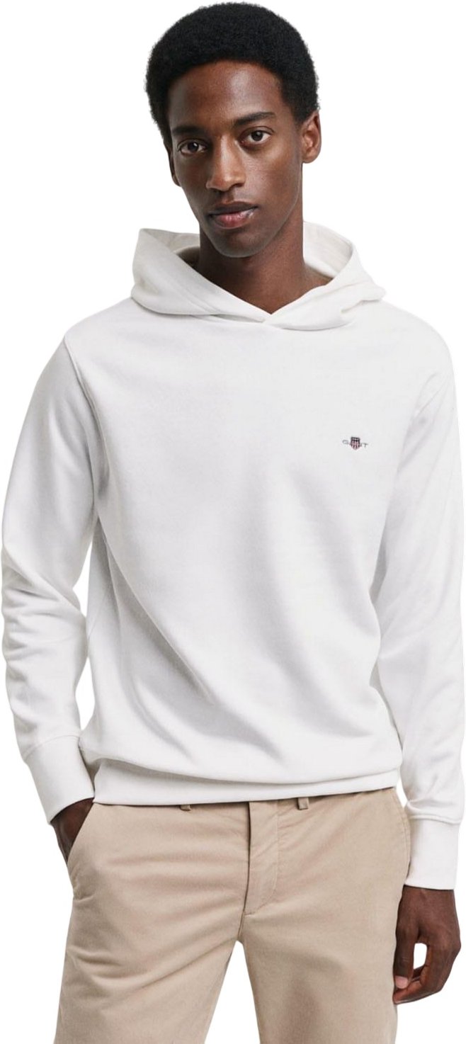 Gant - "Archive" Kapuzenpullover bestickt für Herren (Weiß)