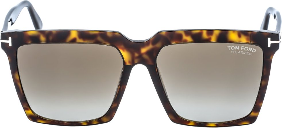 Tom Ford Sabrina Sonnenbrille In Dunklem Havannabraun