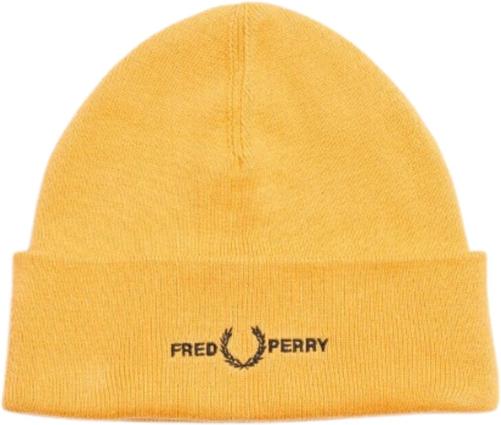 Fred Perry Graphic Logo Golden Hour Gelbe Mütze