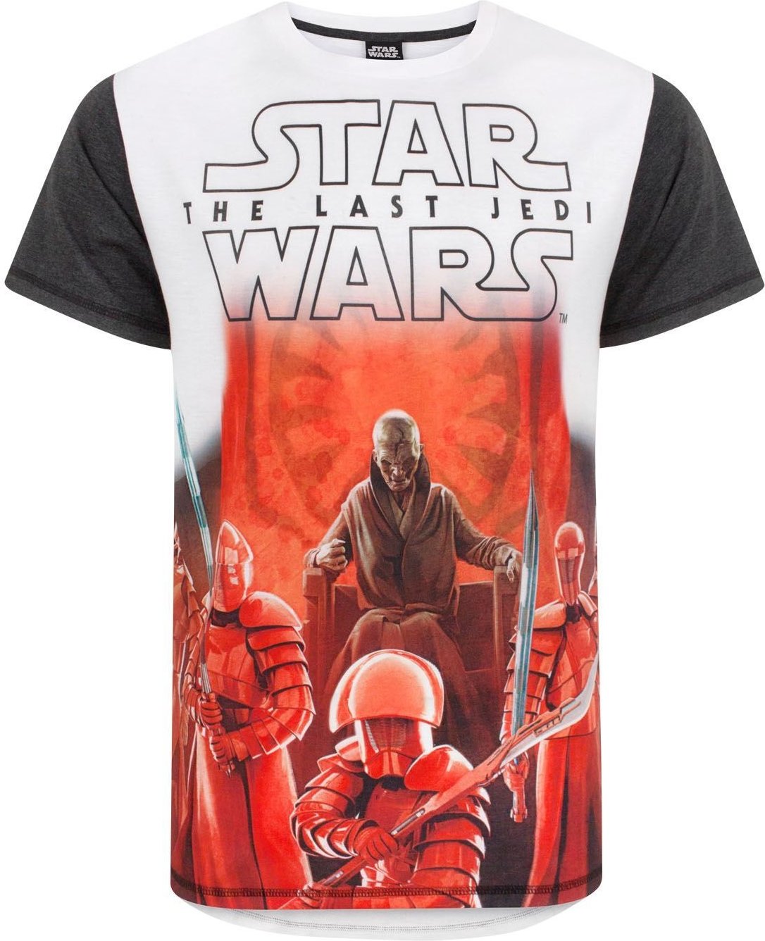 Star Wars - T-shirt à imprimé 'The Last Jedi' - Homme (Blanc)