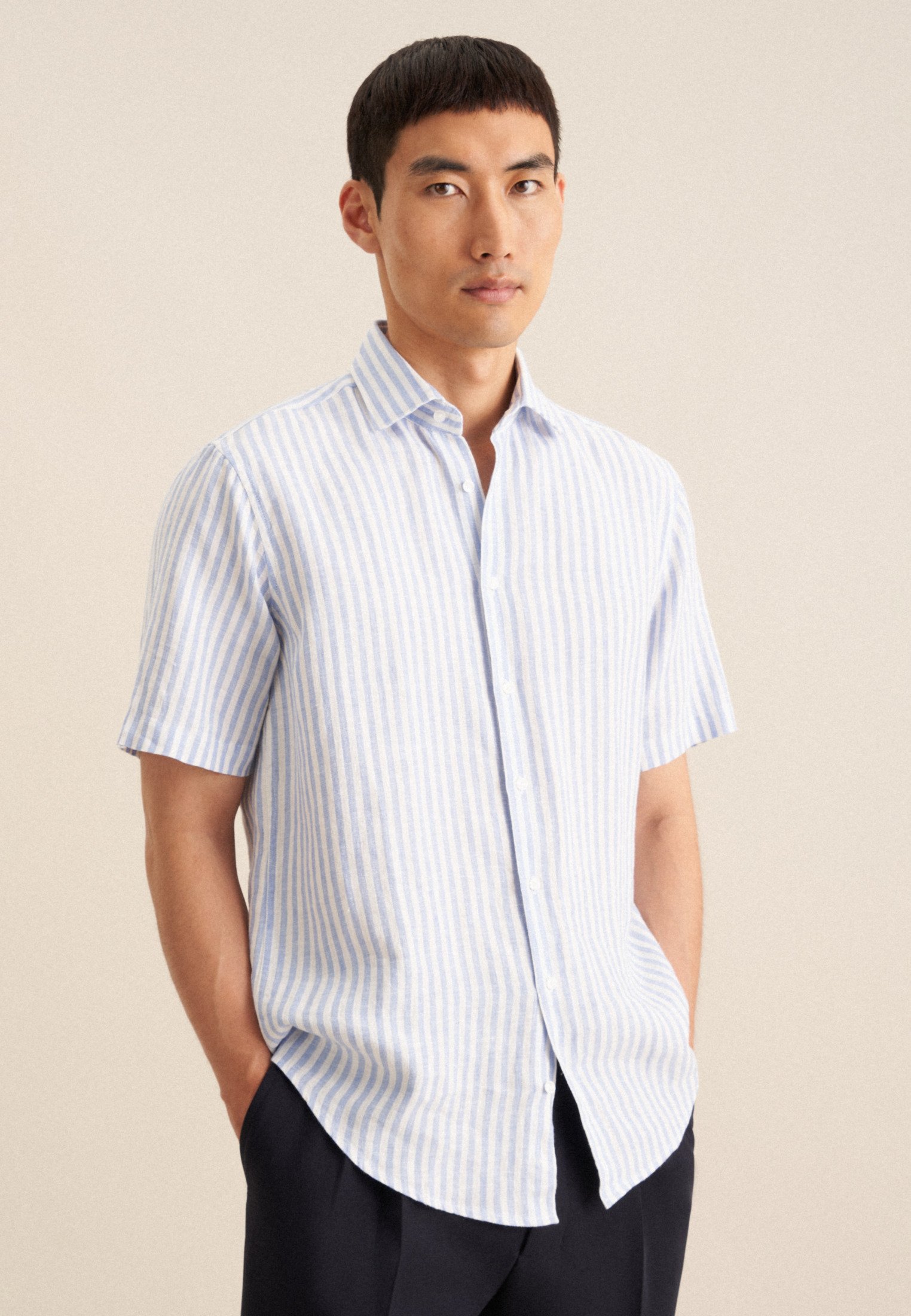 Business Hemd Herren Hellblau