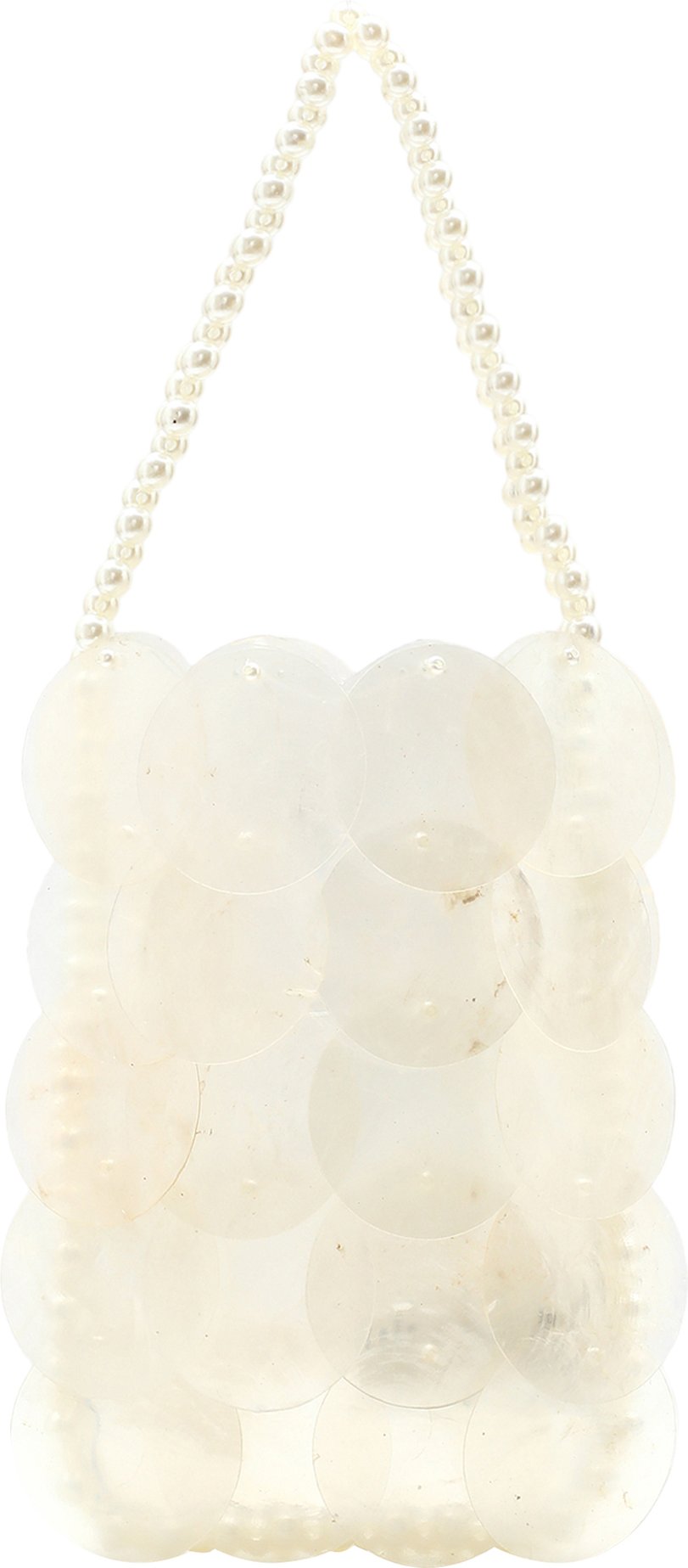 Mymo Handtasche Damen Wollweiß