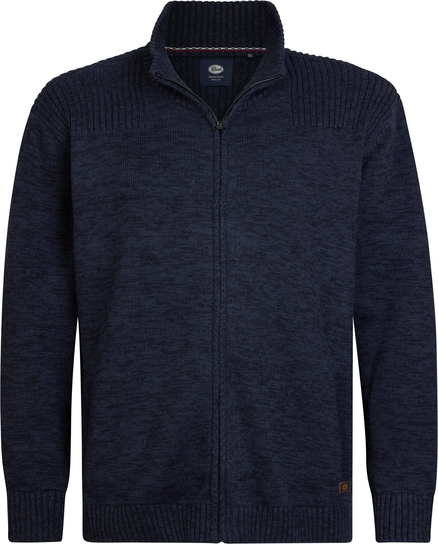 Petrol Industries - Plus Size Strickjacke Hayward Herren - Blau