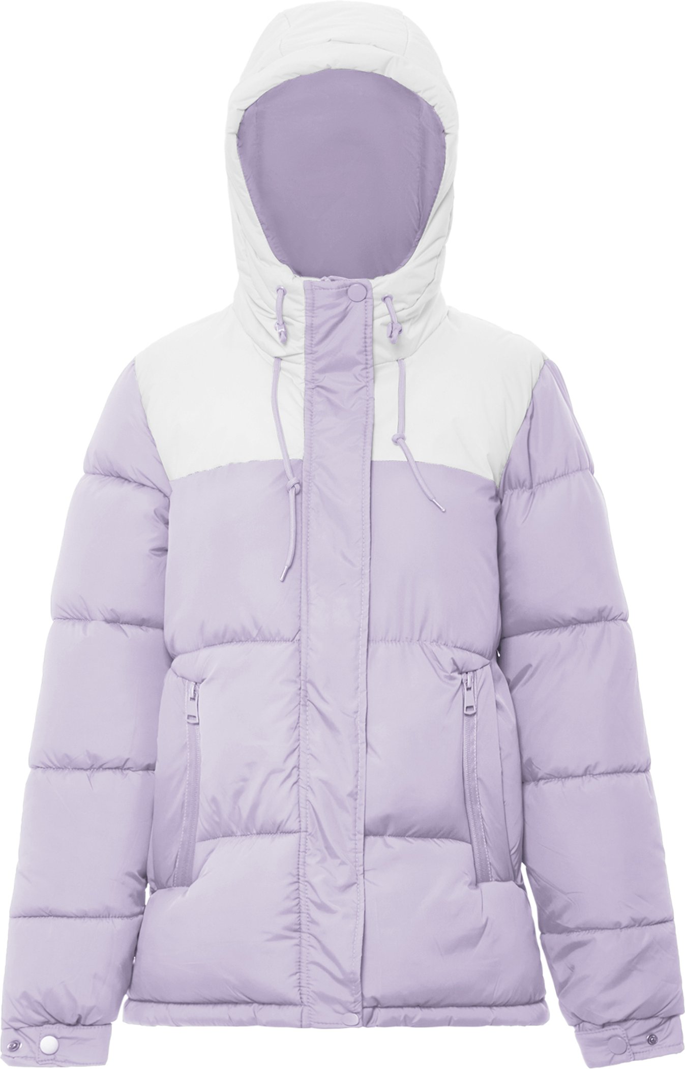 Mymo Wattierte Steppjacke Damen Lavendel Wollweiss