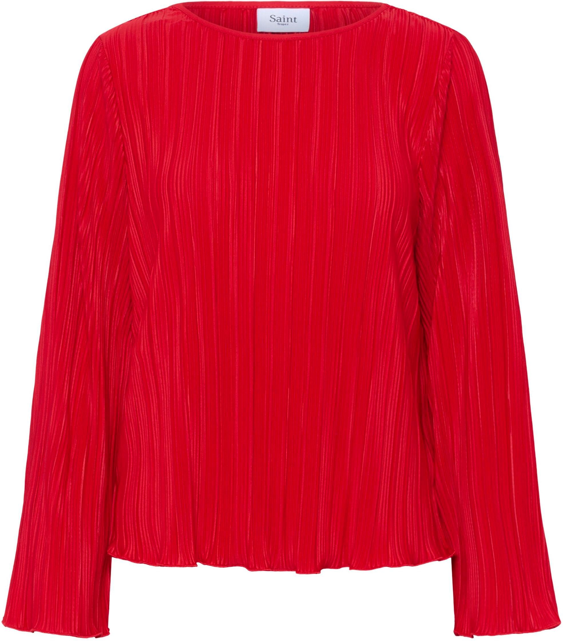 Langarm-Bluse ZuniSZ Langarm-Bluse Gerade Passform red