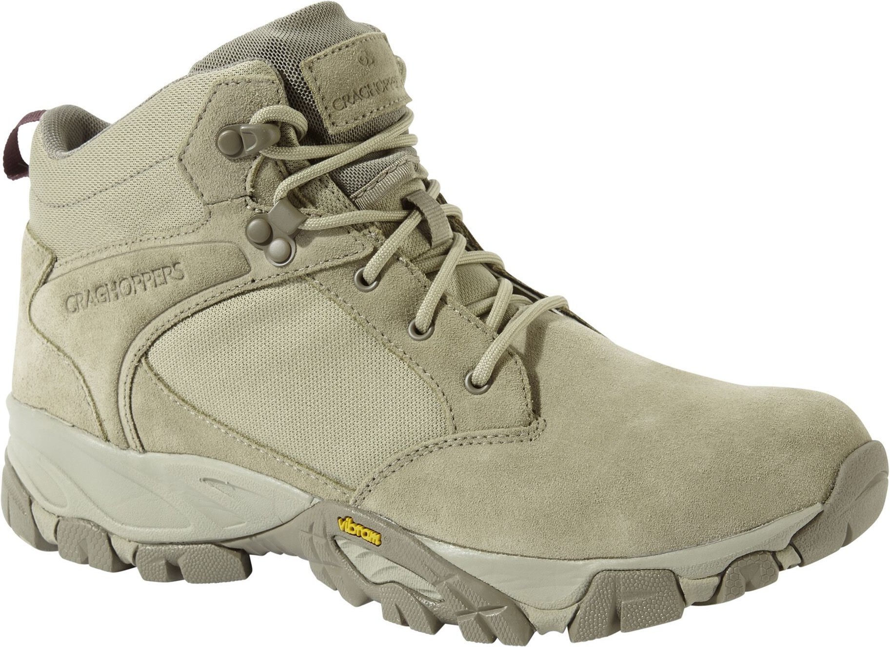 Craghoppers Mens Salado Wildleder Mid Stiefel (Rubble)