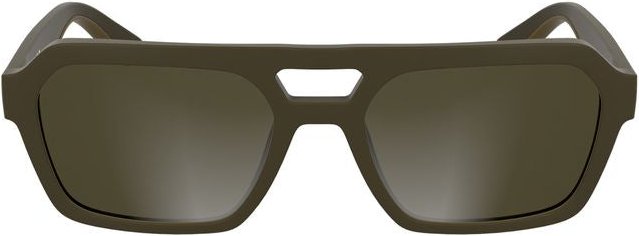 Calvin Klein Braune biobasierte Stoff Herren Sonnenbrille