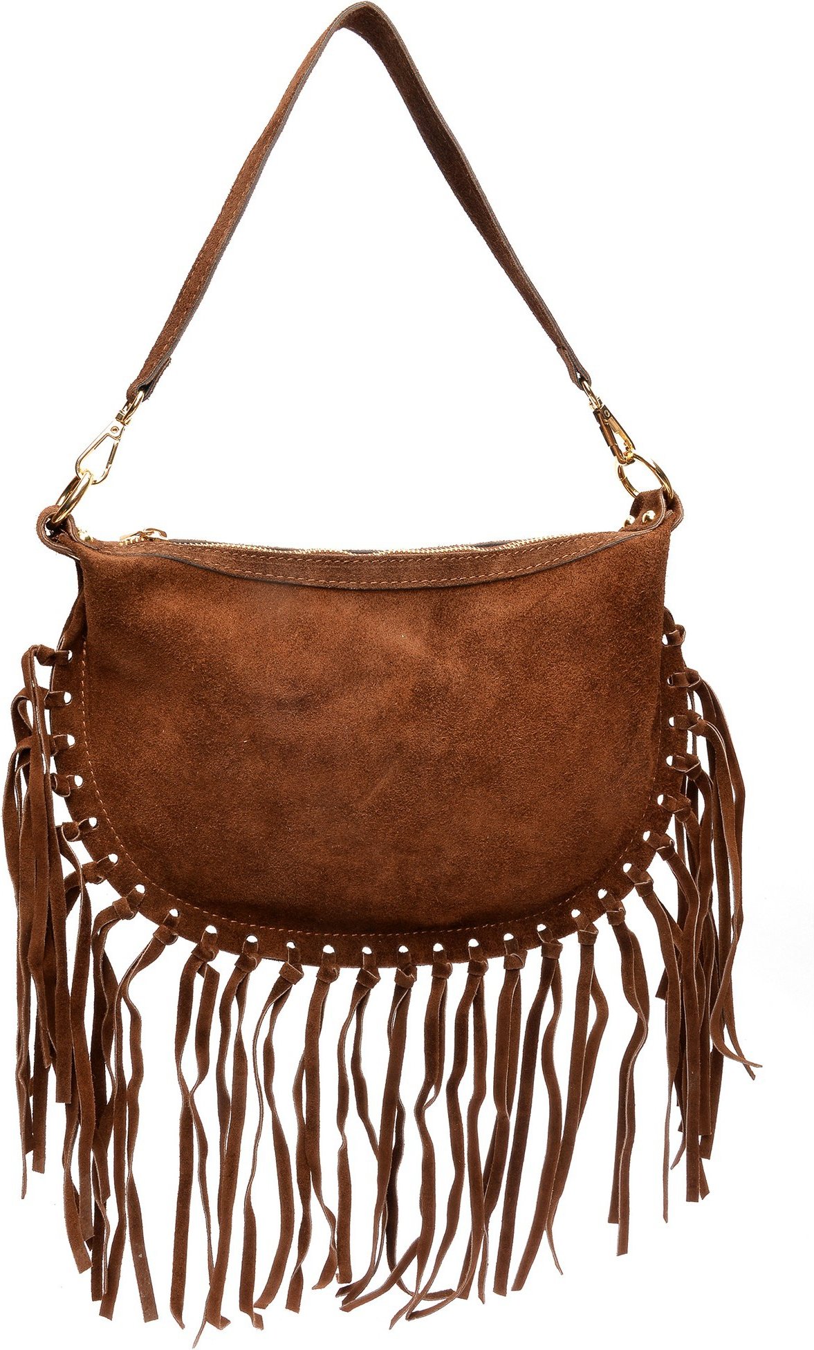 Roberta M Maroon Leder Tasche