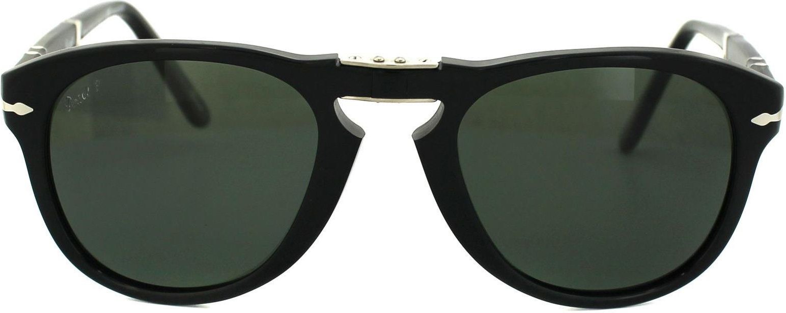 Lunettes de soleil polarisées vertes noires de Persol