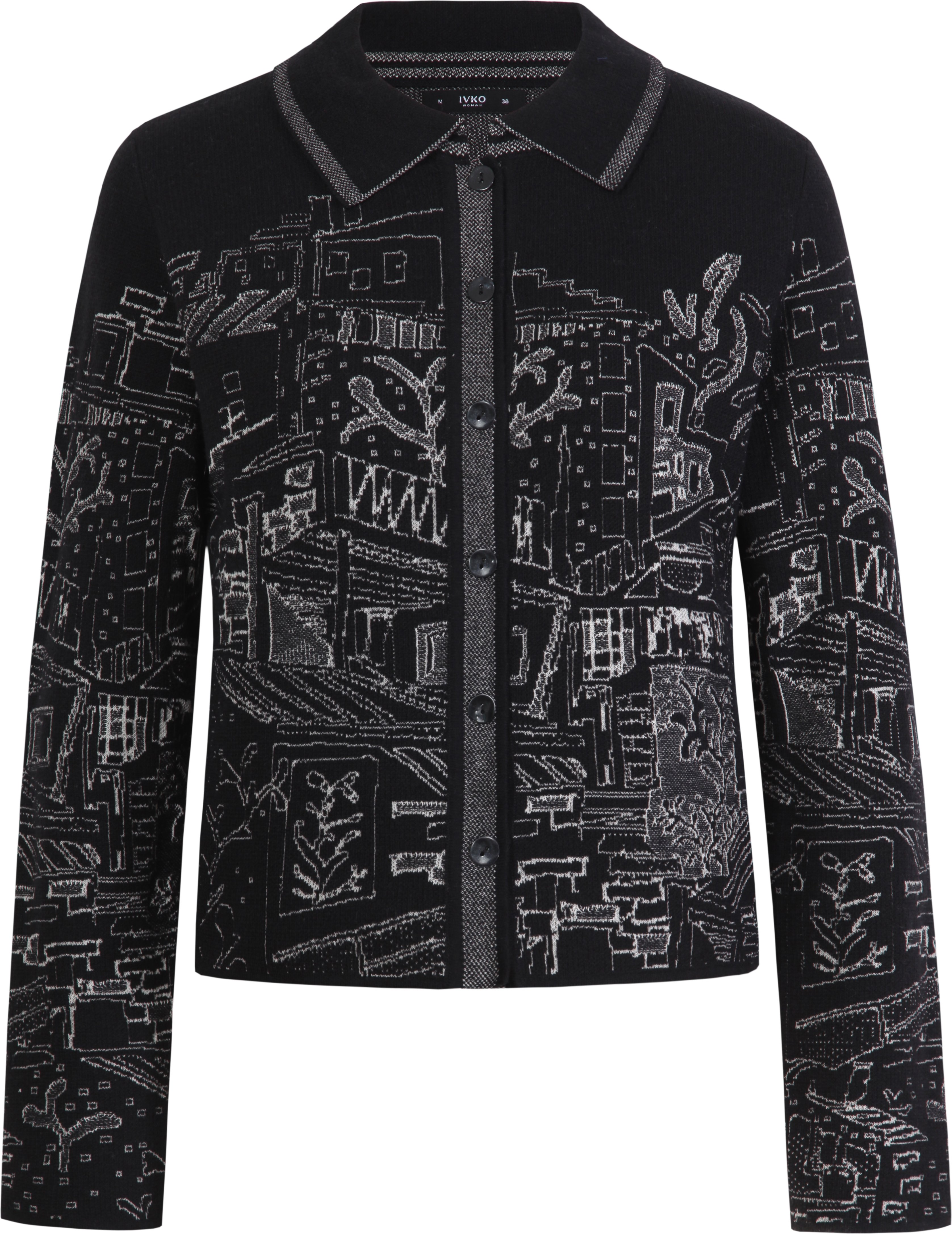 Jacquard-Jacke, Favela-Muster