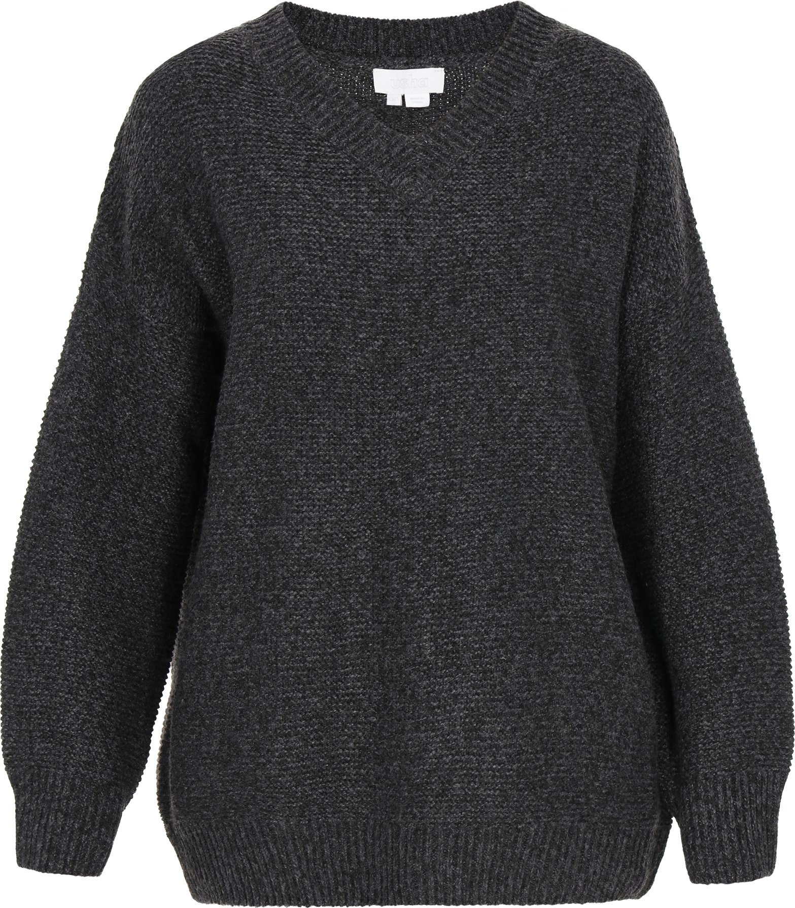 usha Pullover Frauen anthrazit melange