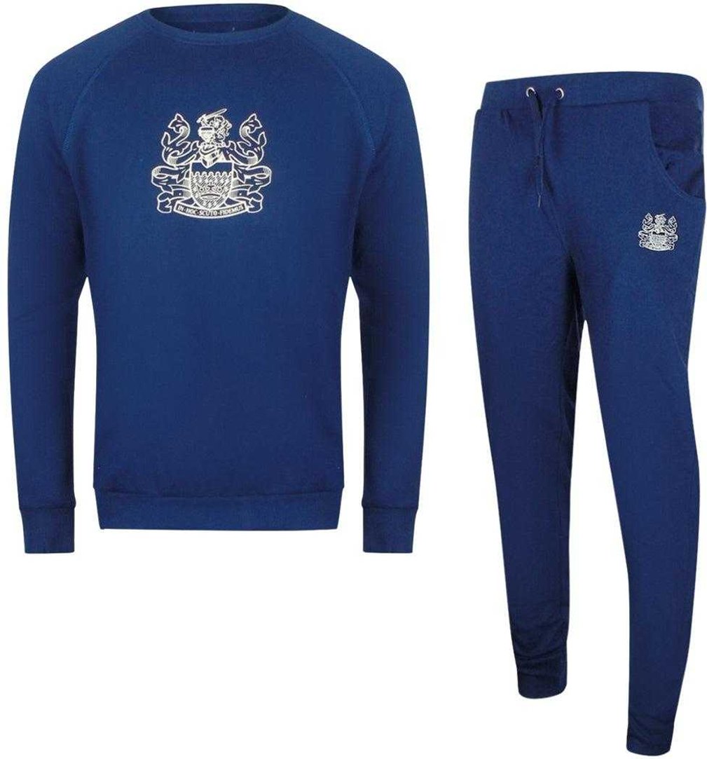 Aquascutum - "Iconic" Trainingsanzug für Herren, Rundhalsausschnitt (Dunkles Marineblau)