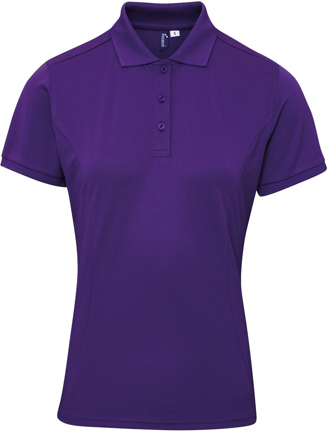 Premier Damen Polo-Shirt Coolchecker mit CoolPlus (Violett)