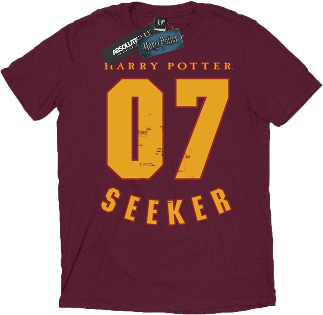 Harry Potter - "Seeker 07" T-Shirt für Herren (Burgunderrot)