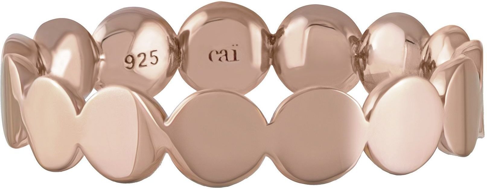 cai Ring 925 Sterling Silber rosévergoldet Boho