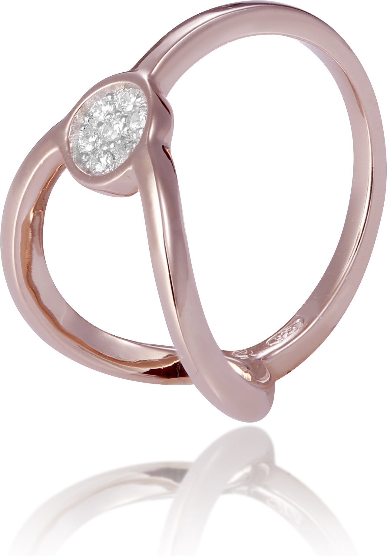 Orphelia Damen-Ring Sterling-Silber 925, Rosé, ZR-7439