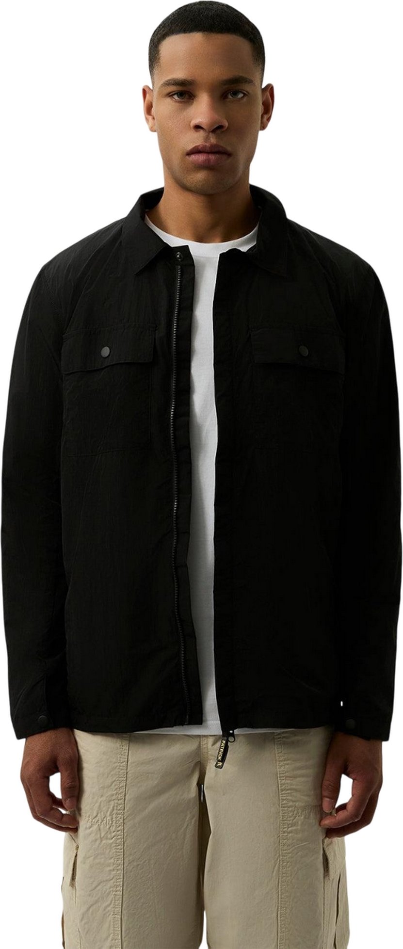 Patrick - "Jackson" Hemdjacke für Herren (Schwarz)