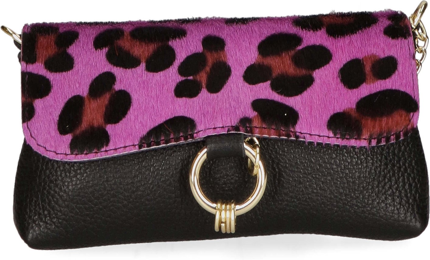 Gave Lux Unterarmtasche Frauen LEOPARD FUCHSIA